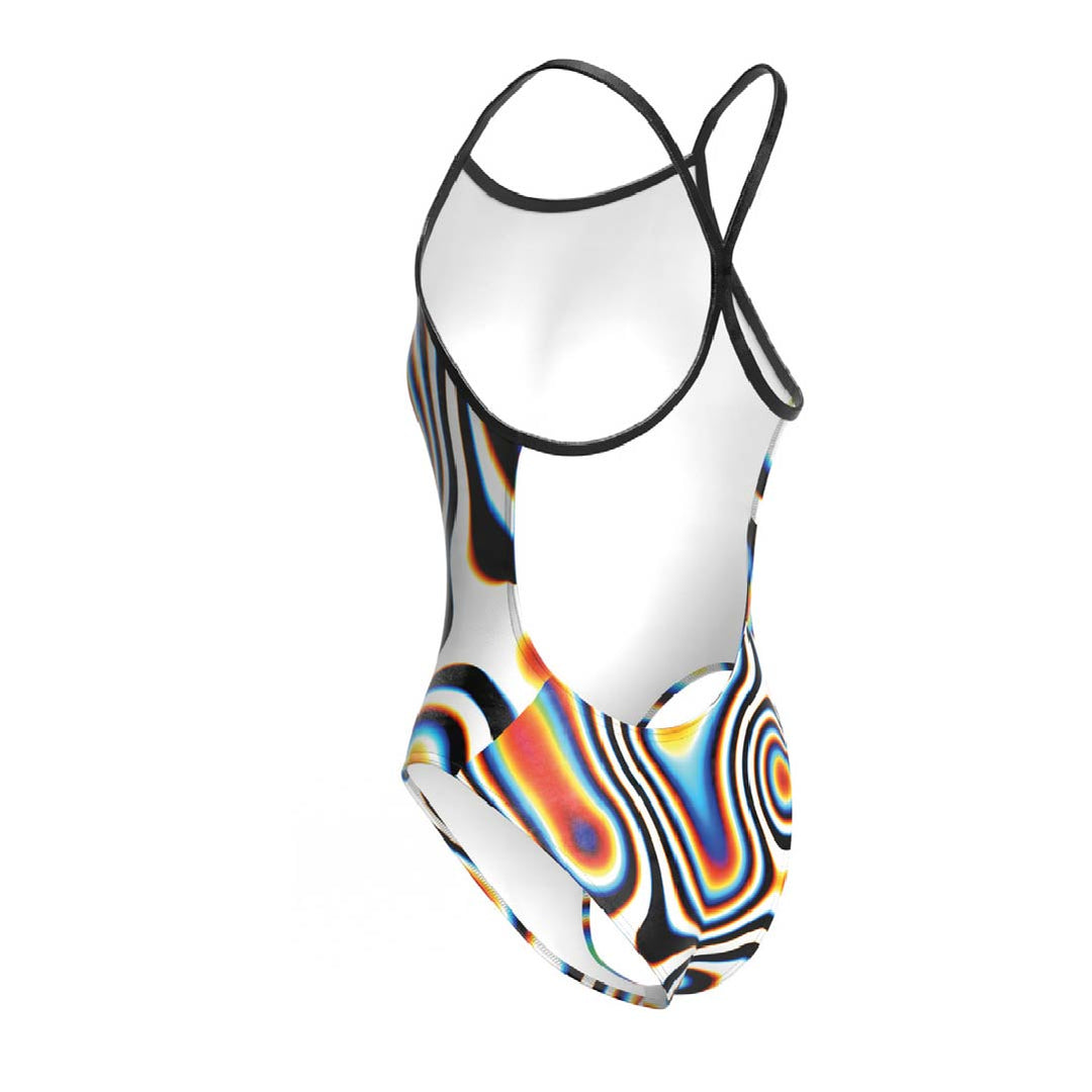 Custom High Leg Brazilian Cut Thin Strap One Piece