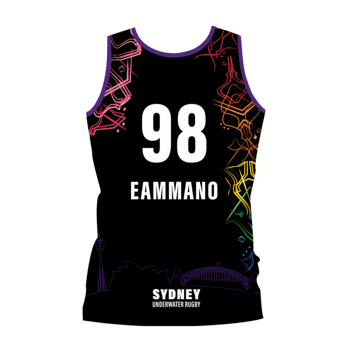 Custom Singlet For Underwater Rugby Or Hockey